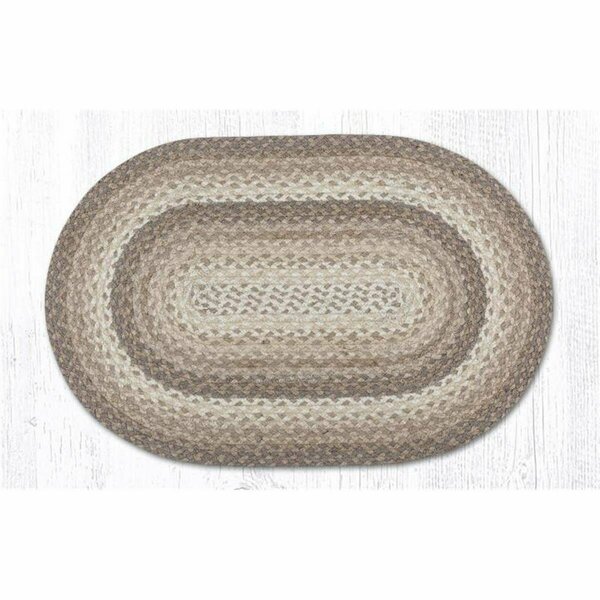 Capitol Importing Co 20 x 30 in. Natural Braided Rug 02-776